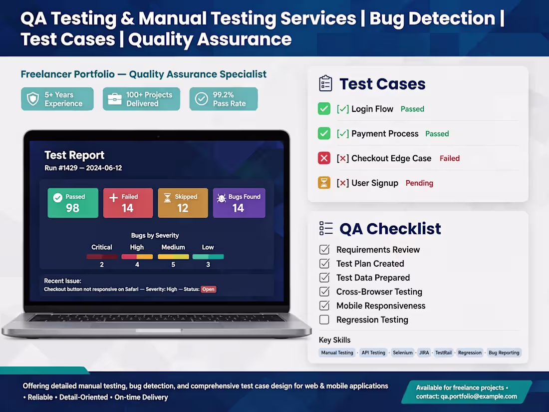 Cover image for Manual QA Testing | Bug