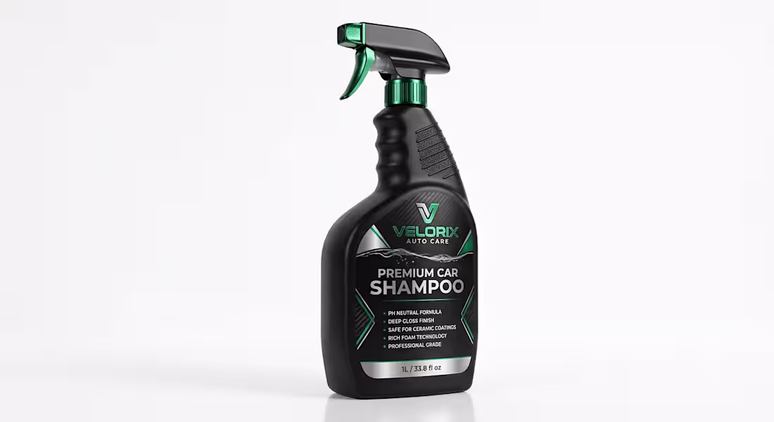 Cover image for Premium Automotive Car Shampoo Label