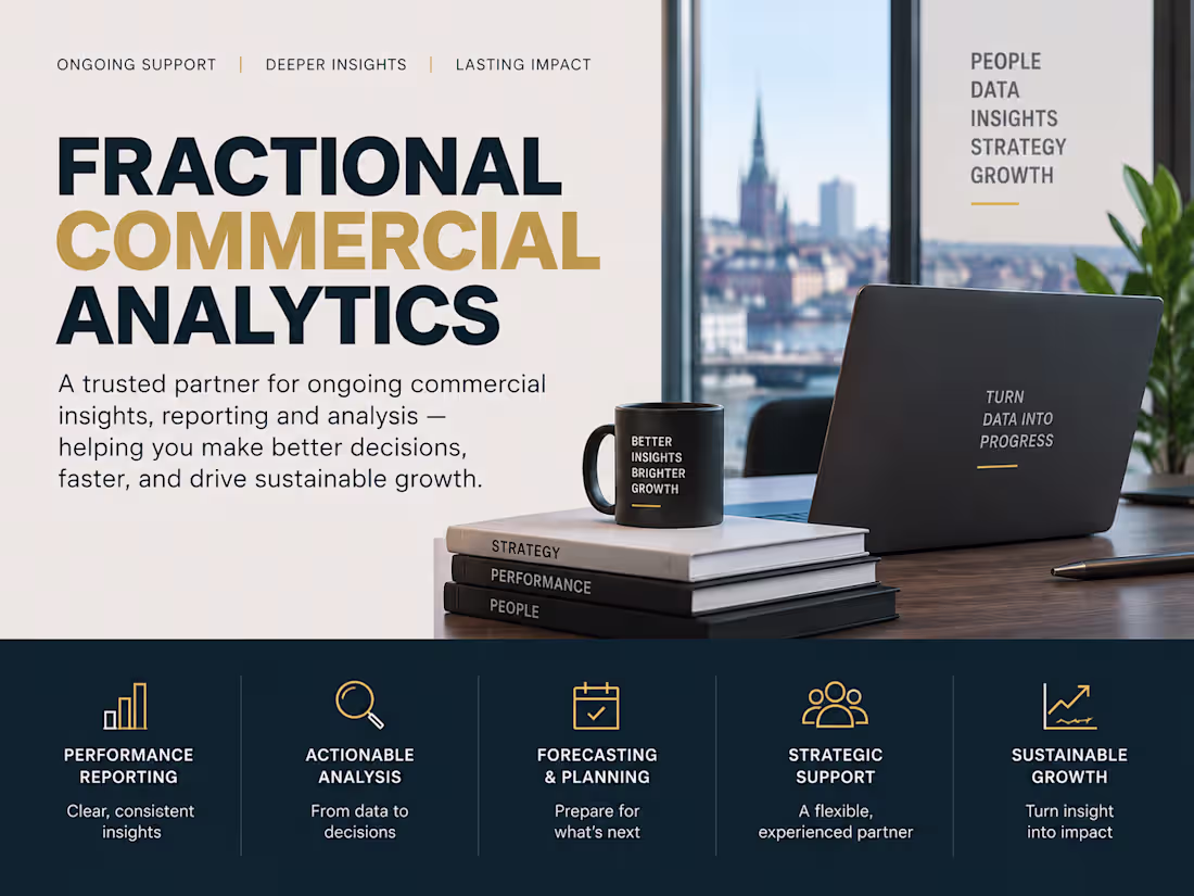 Cover image for Fractional Commercial Analytics Partner