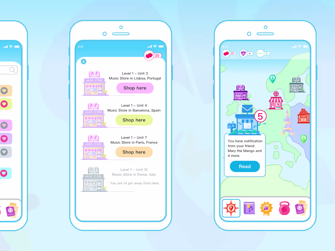 Cover image for UI/UX Design for Mobile App or Game