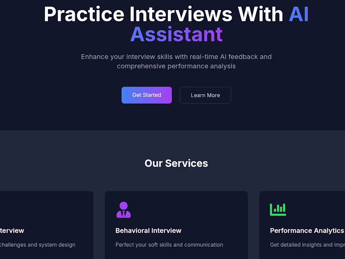 Cover image for AI-Powered Mock Interview Platform Development