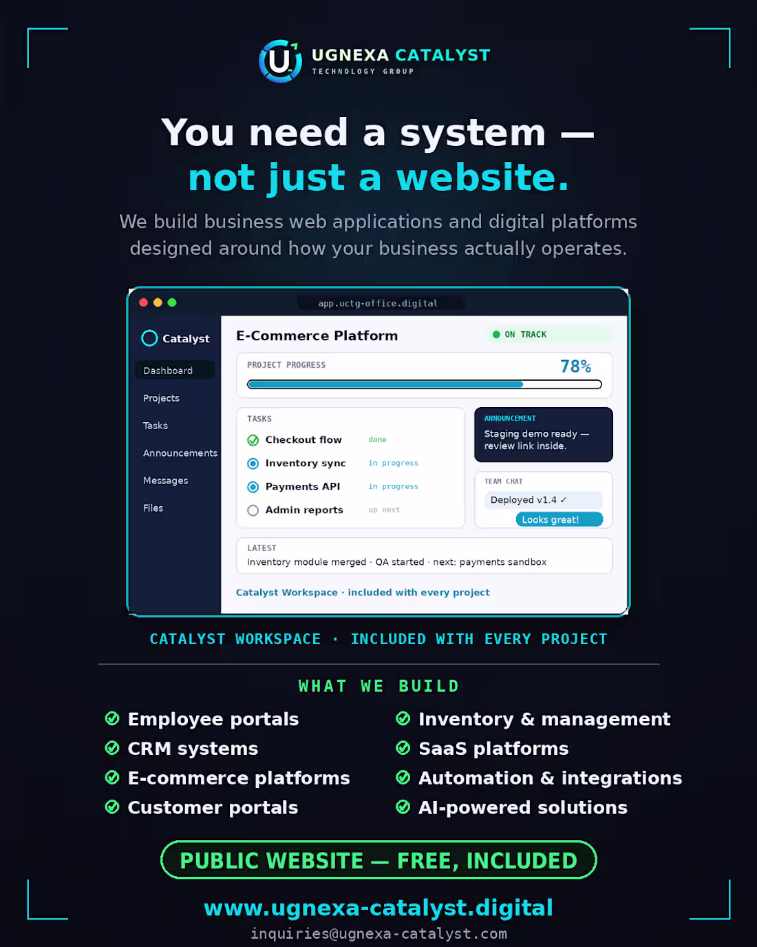 Cover image for Your business deserves technology that