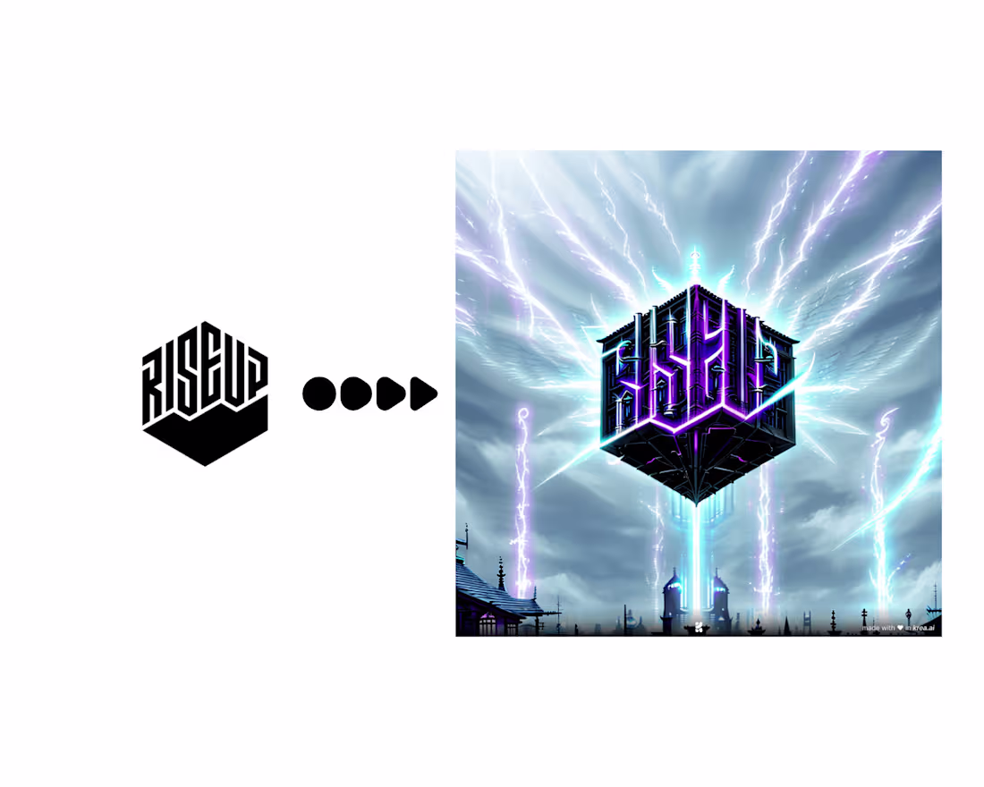 Cover image for I Turned Rise Up's Logo into an Amazing Visual Illusion

