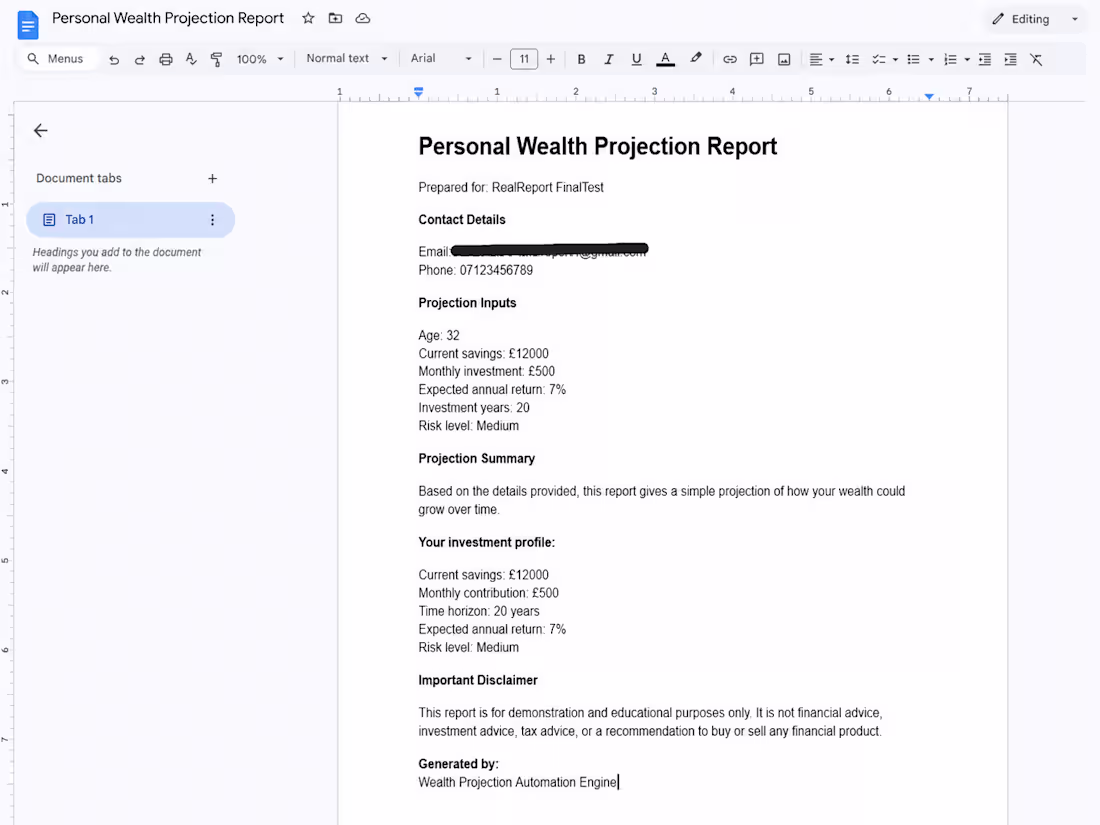 Cover image for AI Report Generator Workflow