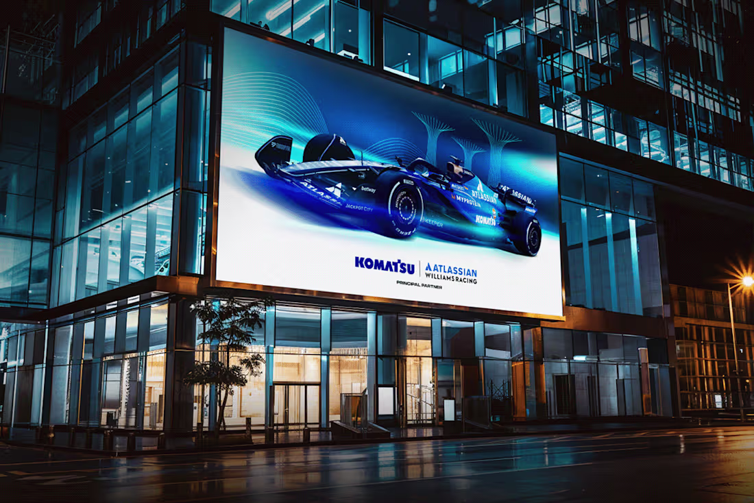 Cover image for Komatsu × Atlassian — New Livery Visual Key Art