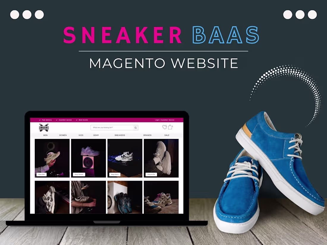 Cover image for Sneaker Baas | Magento Website