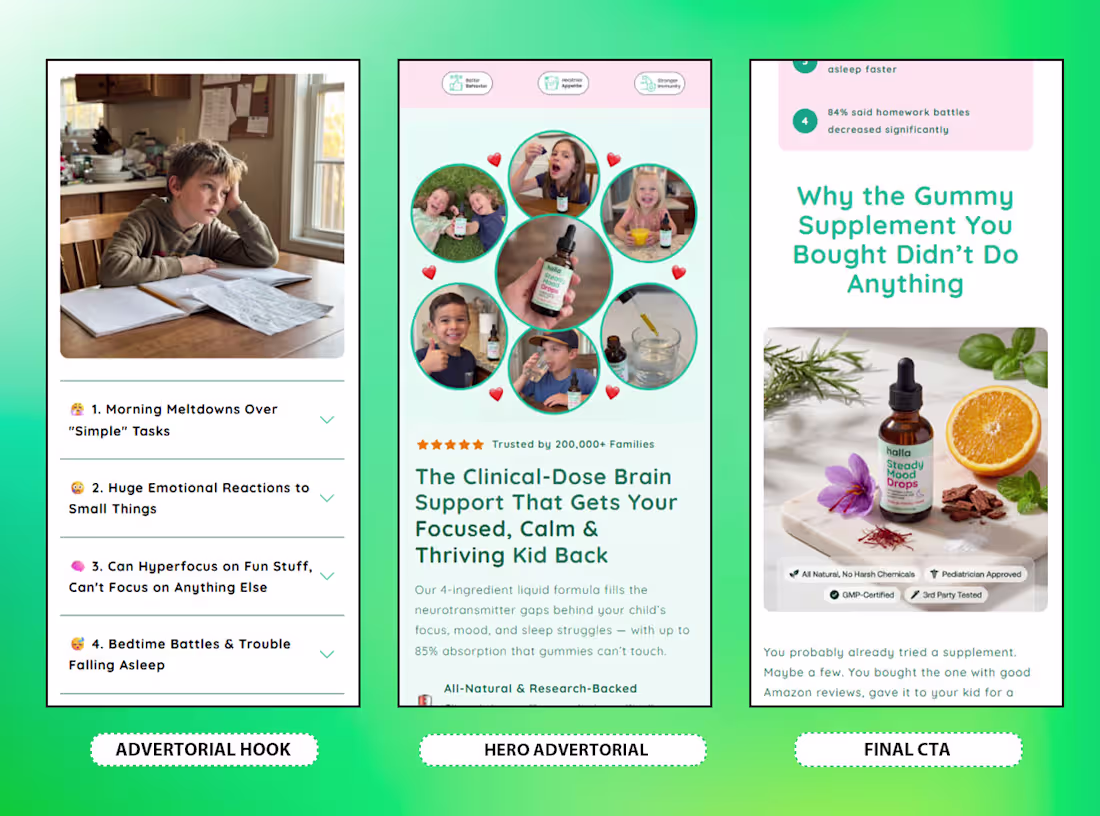 Cover image for Halla Advertorial Landing Page Development