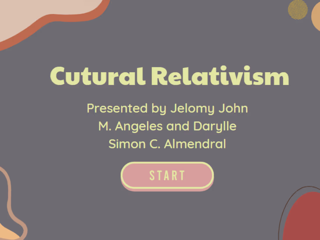 Cover image for Cultural Relativism Presentation
