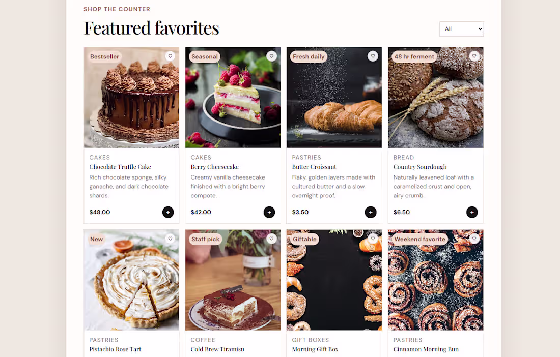 Cover image for Luna Bakehouse is a responsive