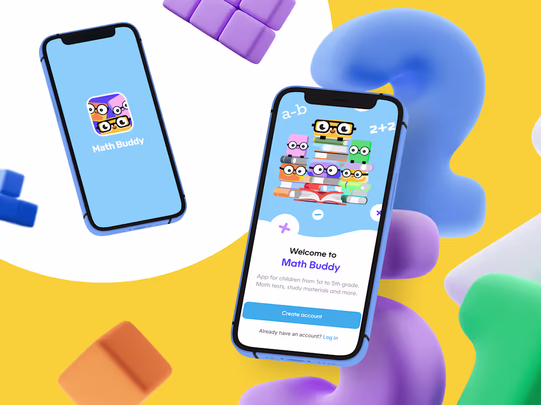 Cover image for Math Buddy App for Kids 