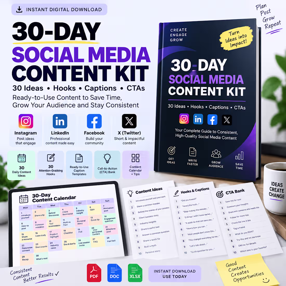 Cover image for #30 Day Social Media Content