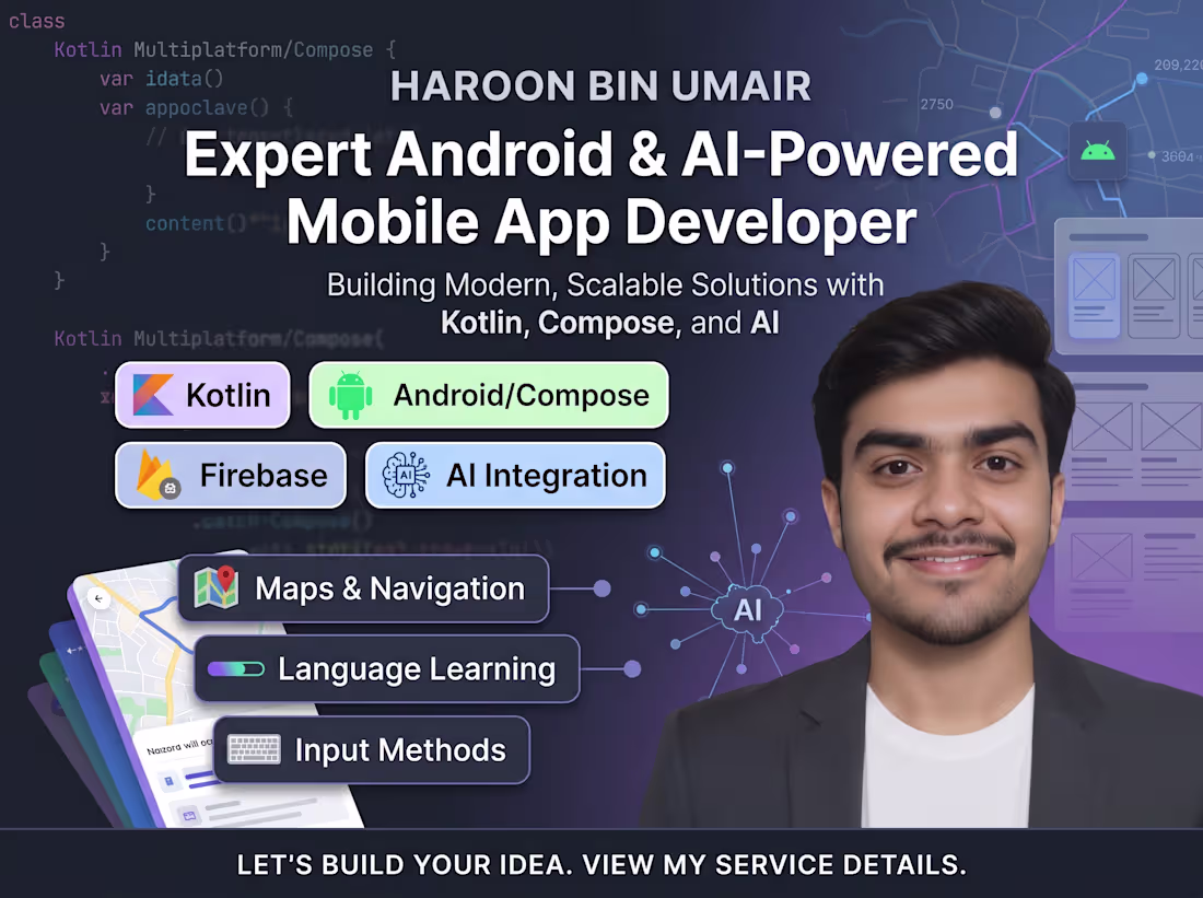 Cover image for AI-Powered Android App Development | Kotlin & Jetpack Compose