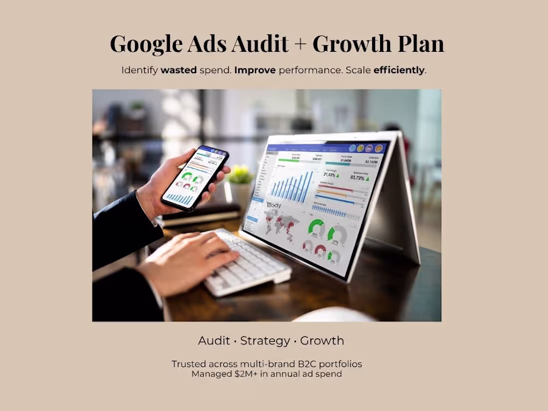 Cover image for Google Ads Audit + Growth Plan