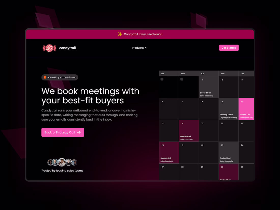 Cover image for AI Sales Website Design & Webflow Development | Candytrail