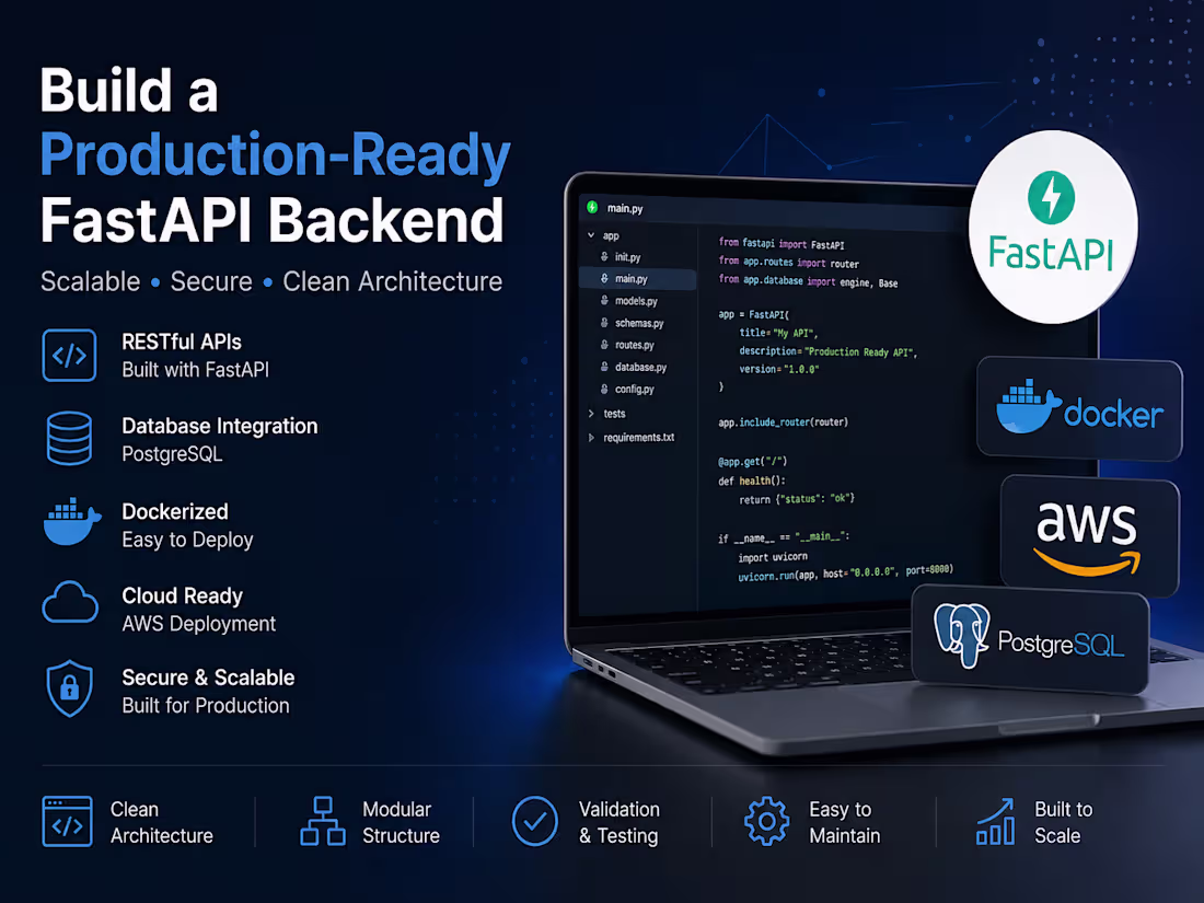Cover image for Build a Production-Ready FastAPI Backend