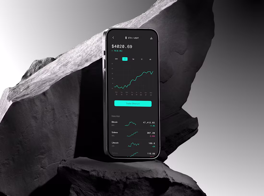 Cover image for Mobile app design for fintech