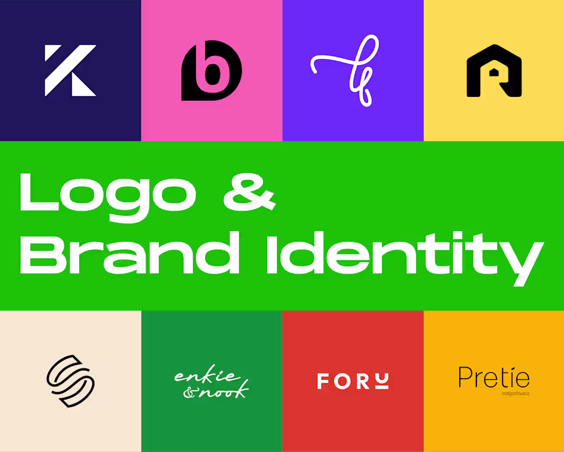Cover image for Logo & Branding Design: 4 Concepts + Brand Style Guide