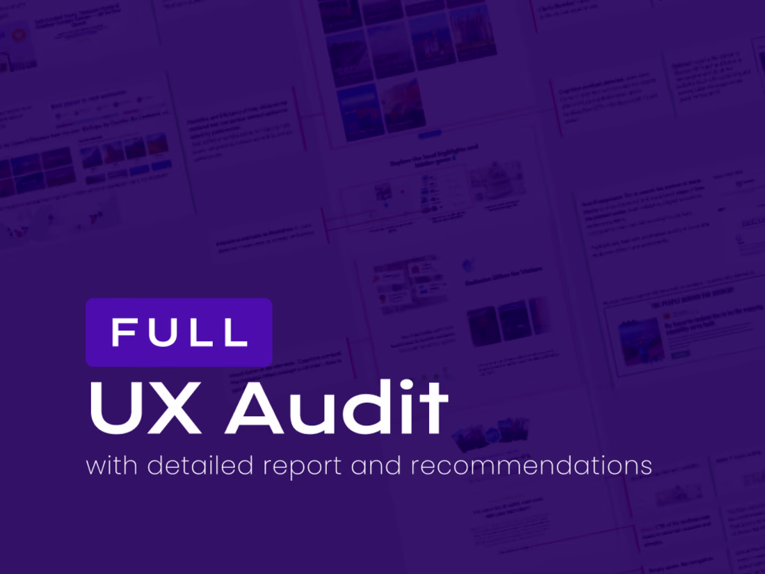 Cover image for UX Audit for Digital Product with Multiple user roles