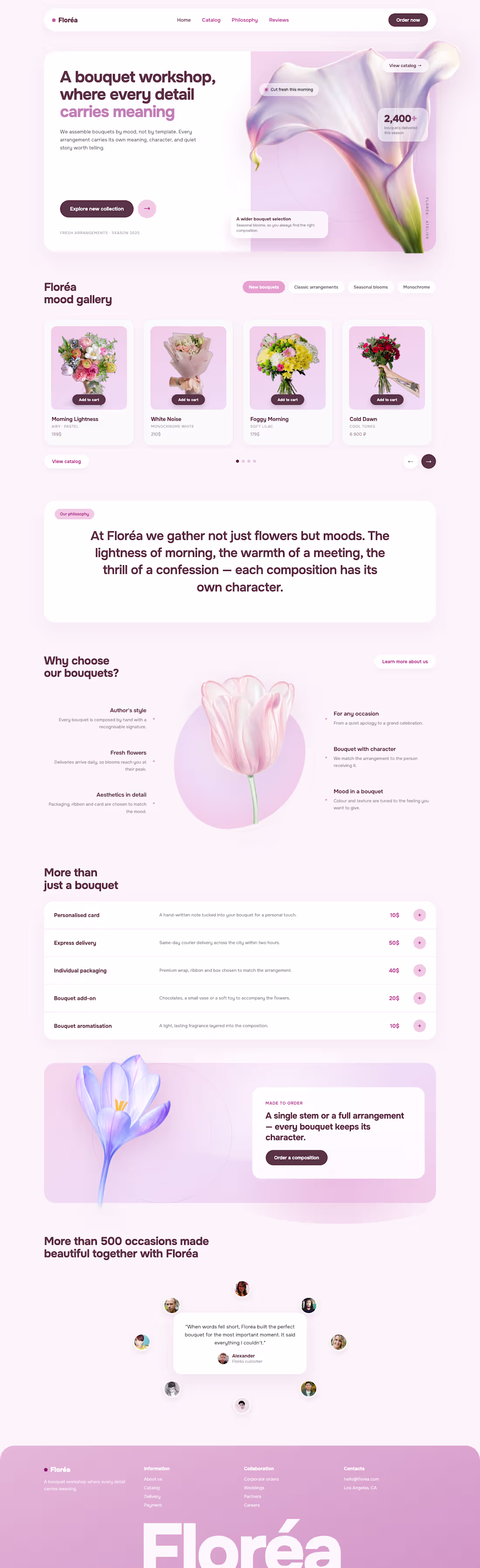 Cover image for Floréa — a modern e-commerce