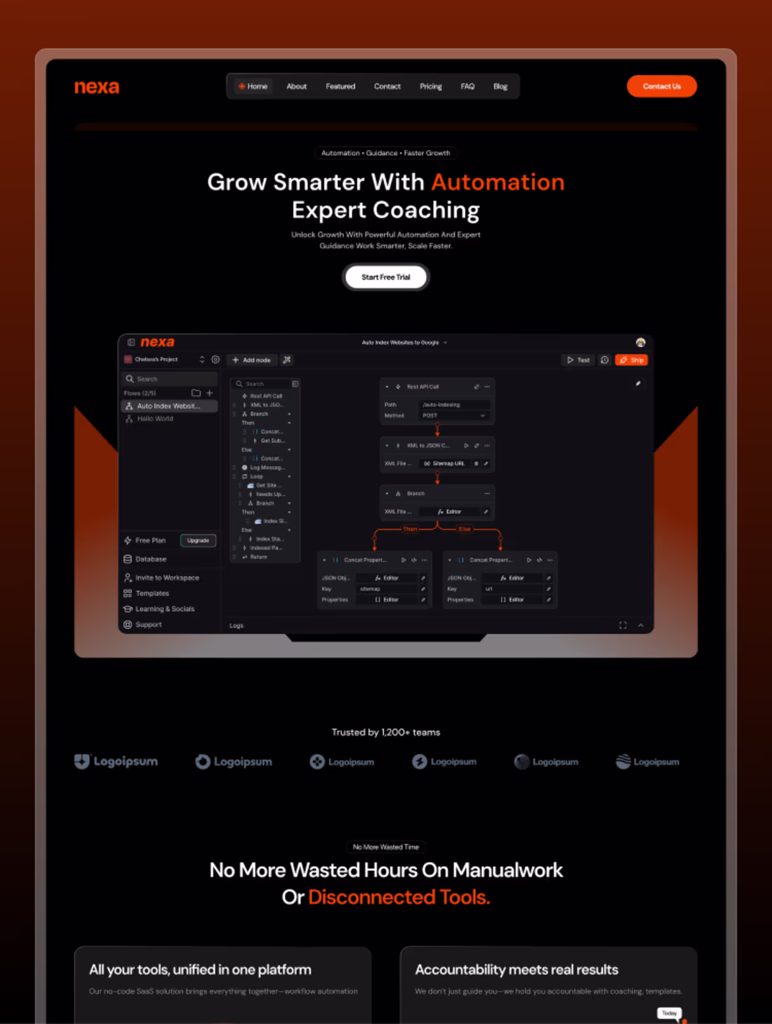 Cover image for Flowtix — AI Automation Website