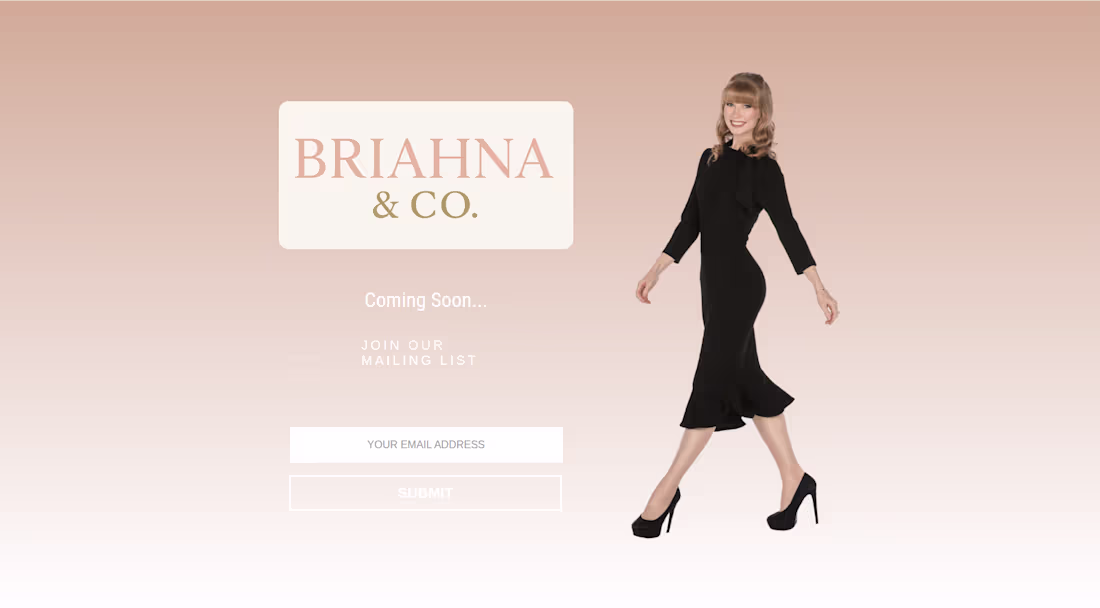 Cover image for Just finished a landing page in Webflow for Briahna & Co. Ch...