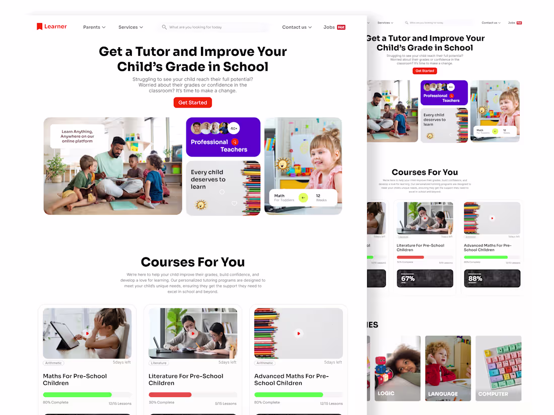 Cover image for Learning Platform for Kids