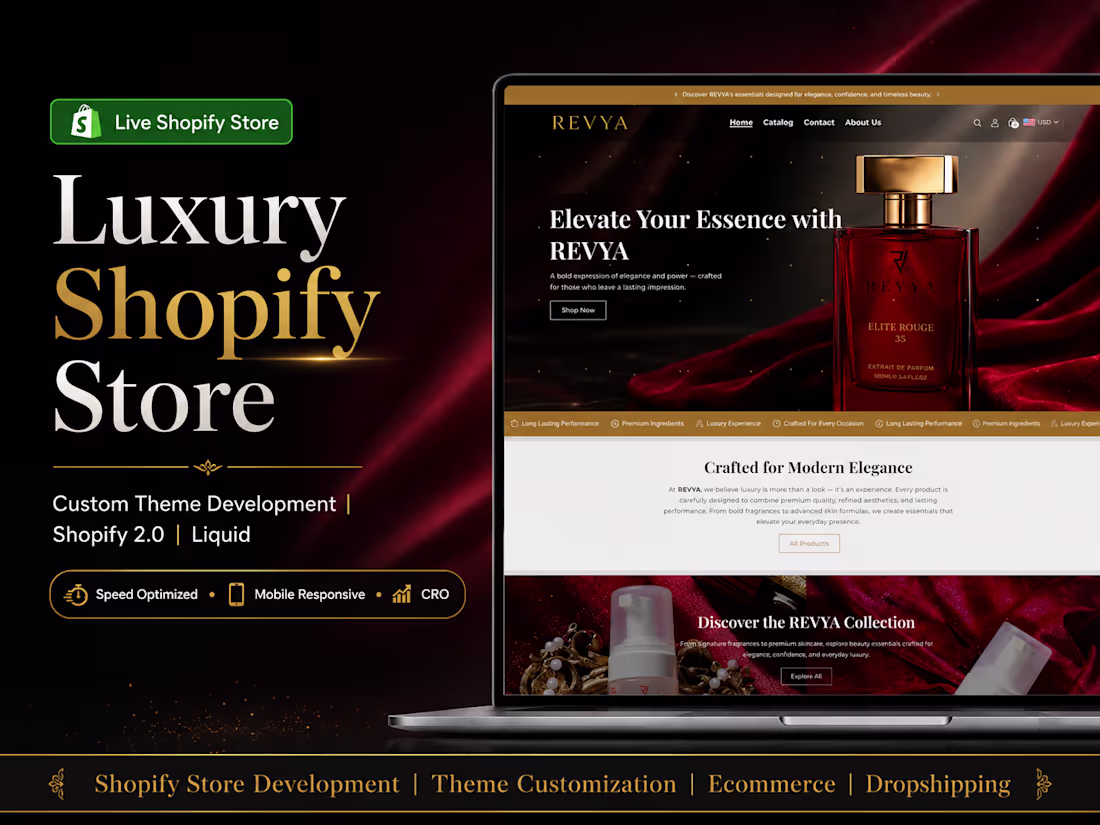 Cover image for 🛍️ Luxury Shopify Store —