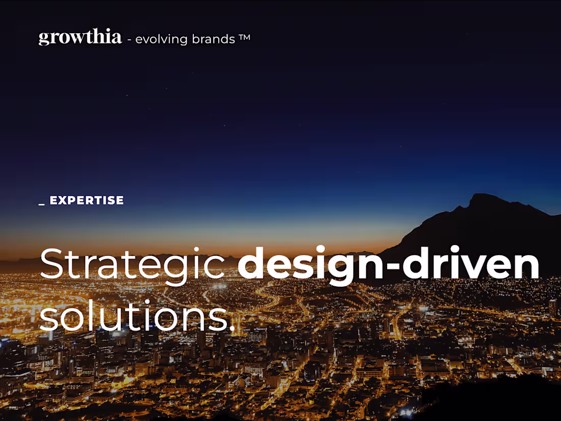 Cover image for Growthia: Brand + Web Design
