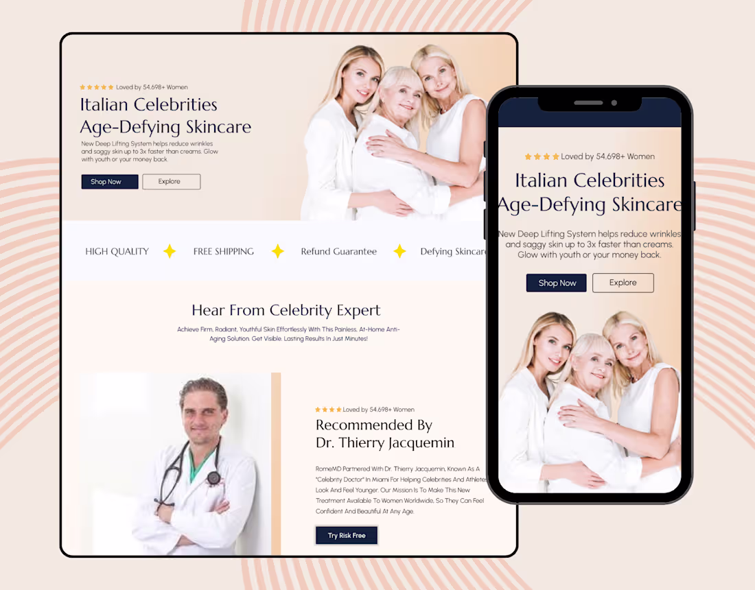 Cover image for Home Page Redesign for Rome MD Using Gempages