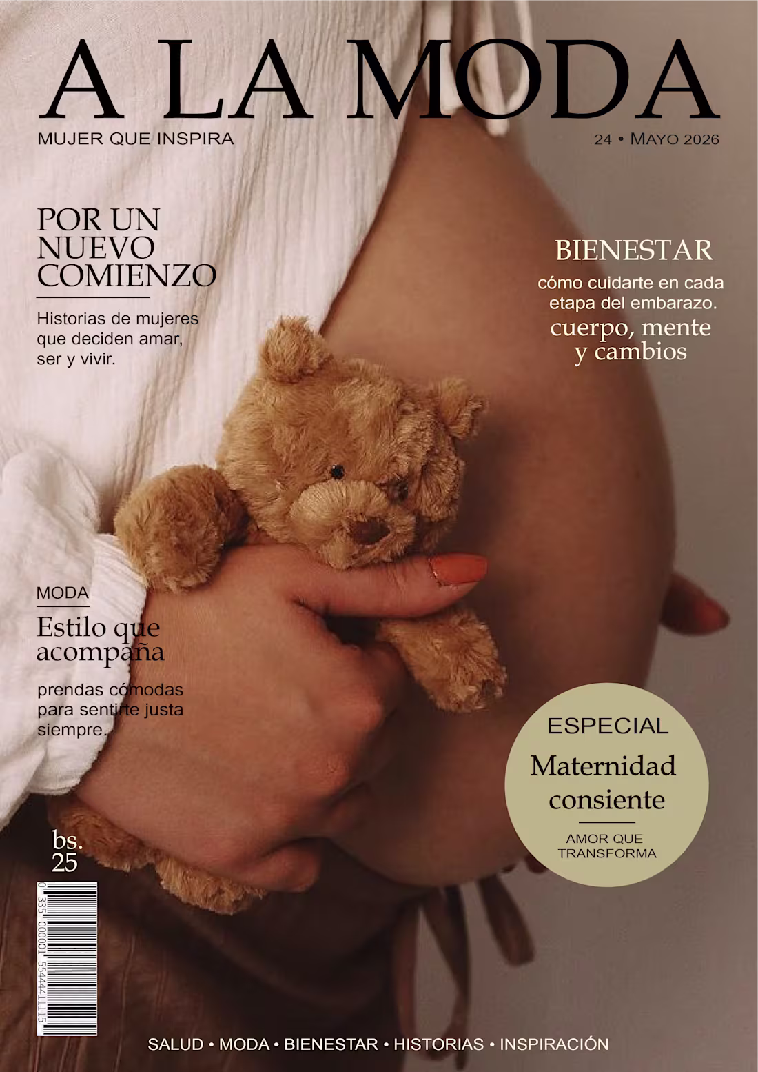 Cover image for Project of a magazine cover layout.