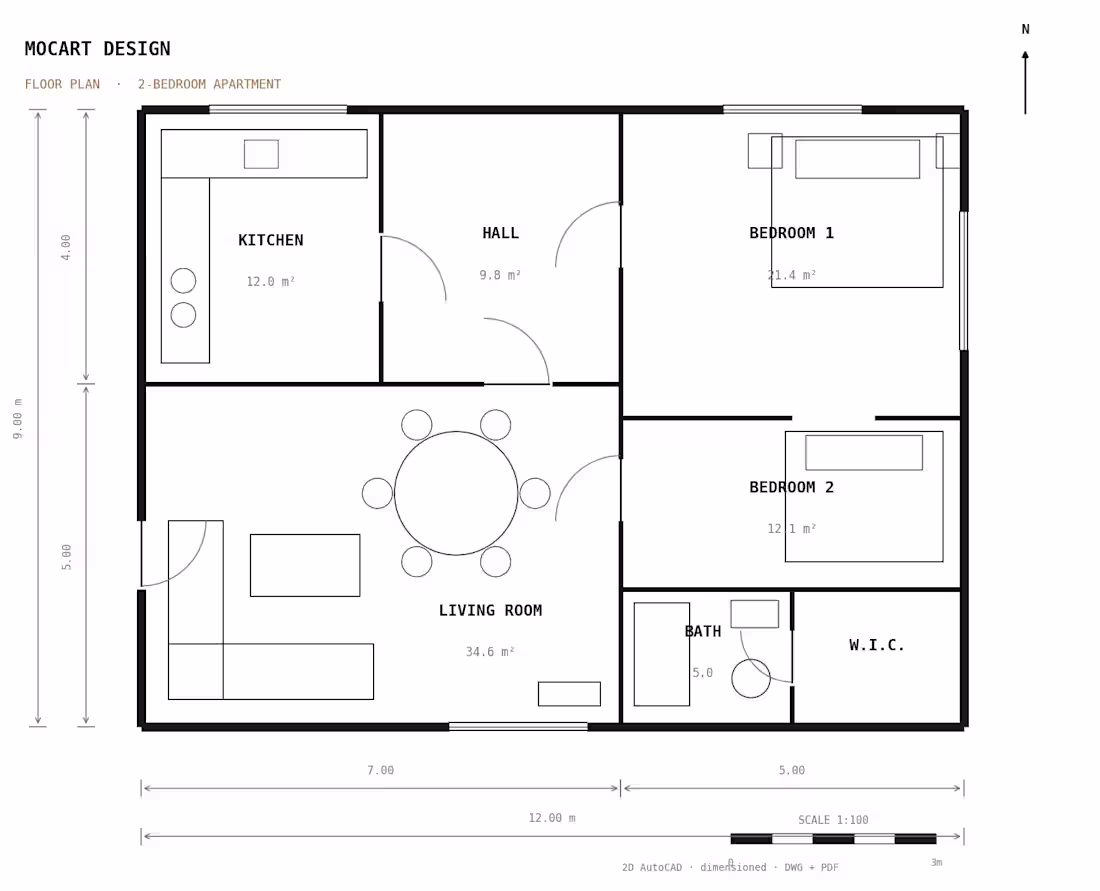Cover image for 2D AutoCAD Floor Plans & Technical Drawings (White-Label)