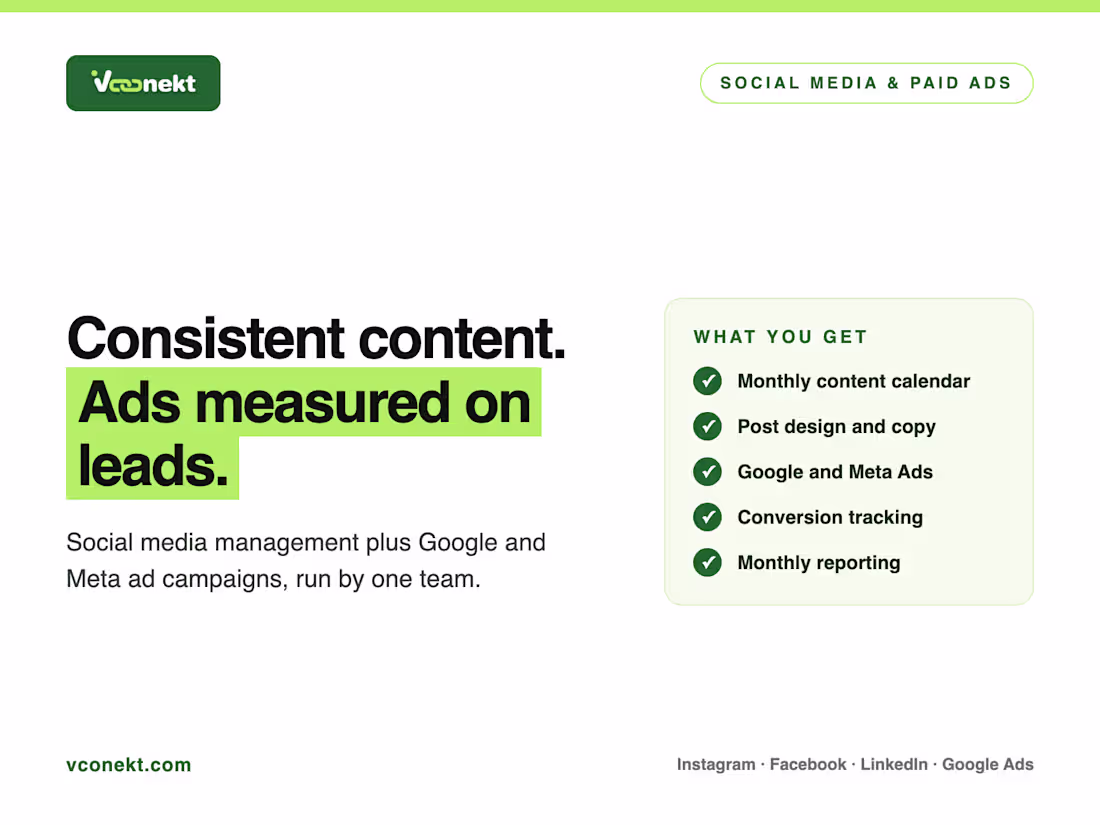 Cover image for Social Media Management & Paid Ads (Google and Meta)
