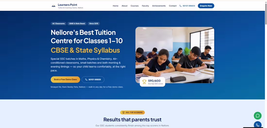 Cover image for A modern, conversion-focused website for