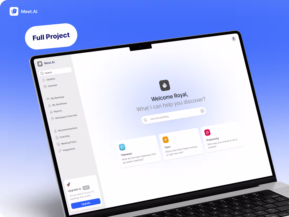 Cover image for Ai Meeting Saas