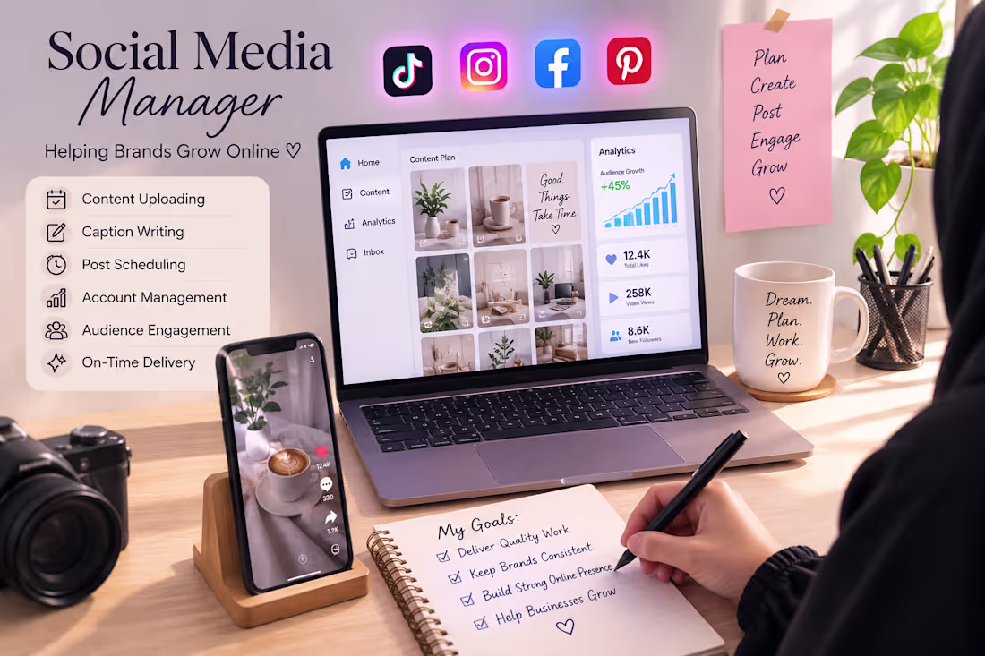 Cover image for Social Media Management Portfolio
This project