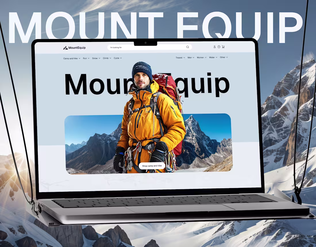 Cover image for Mountain Equipment Website Redesign |