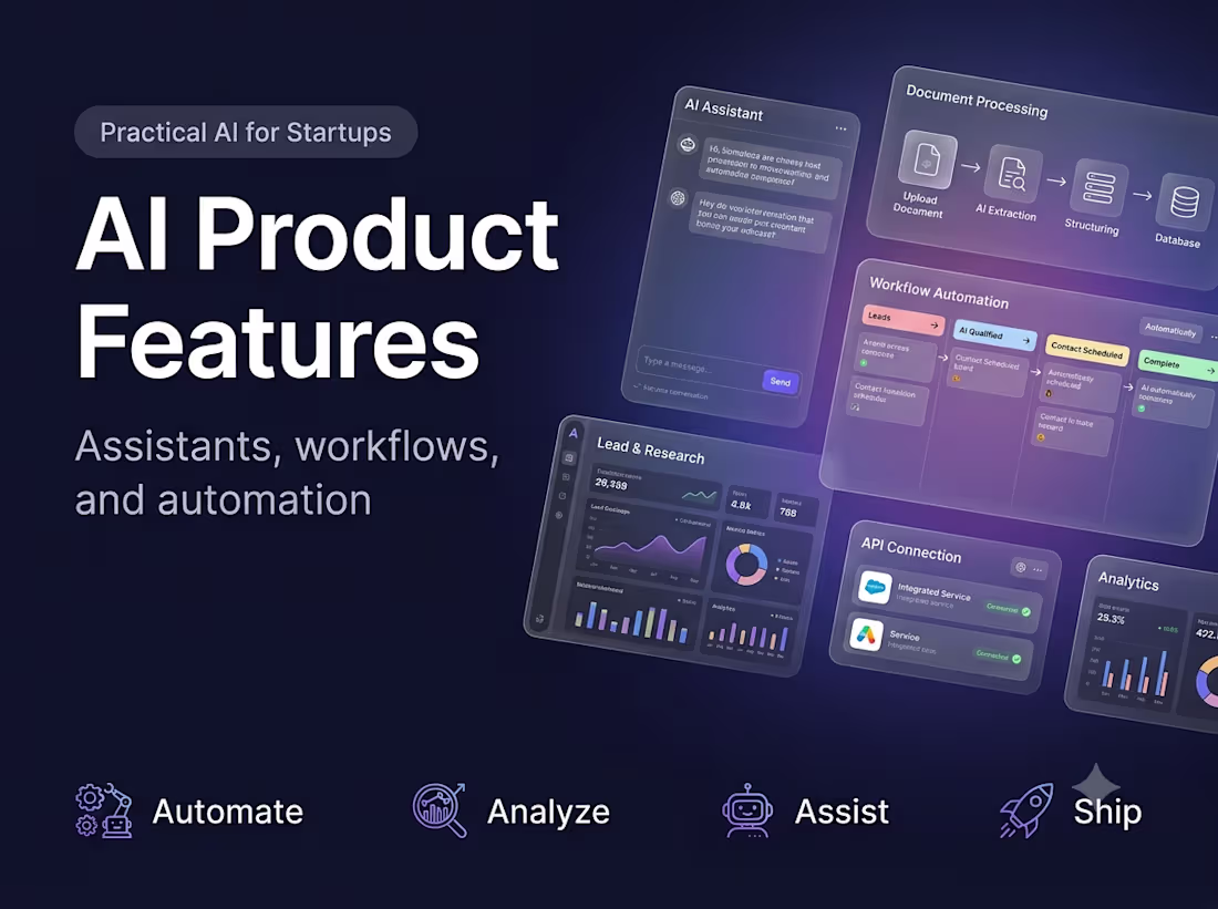 Cover image for AI Product Features & Workflow Automation