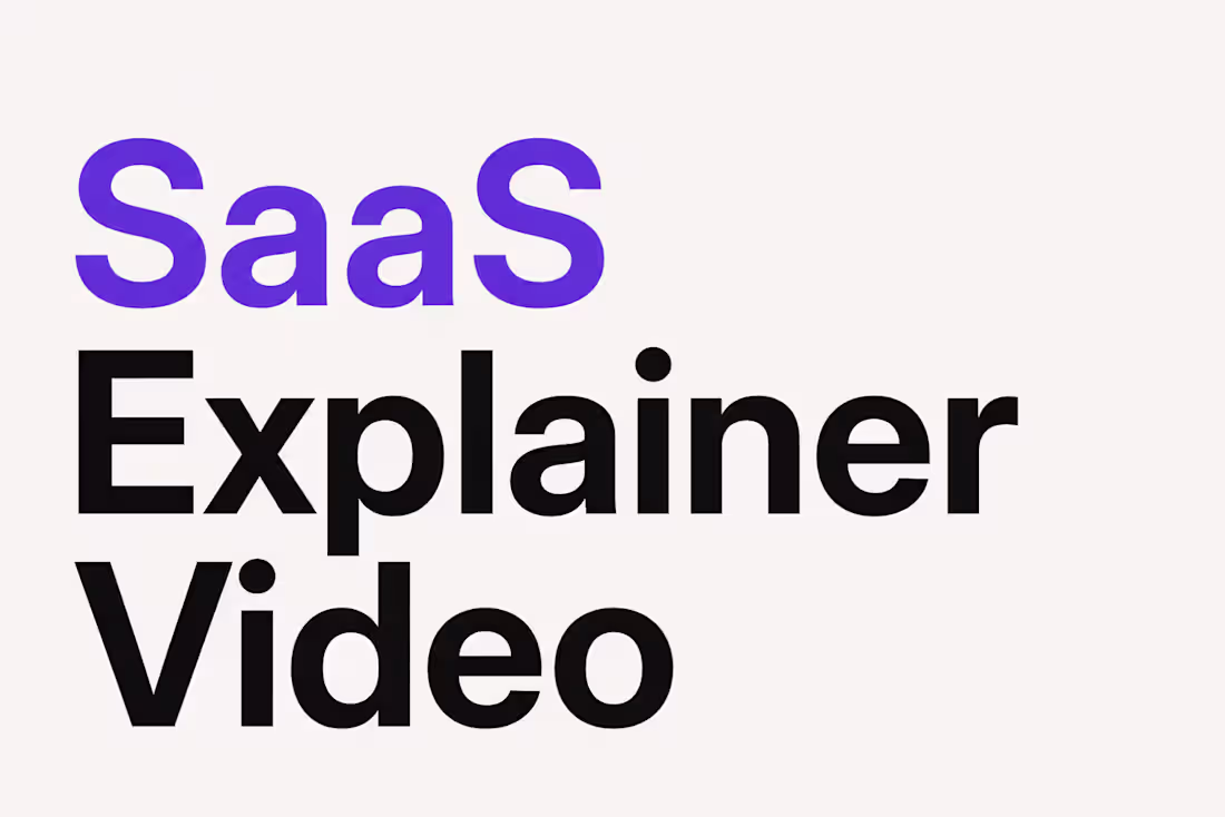 Cover image for SaaS Explainer Video
