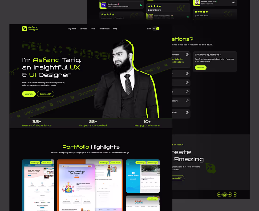 Cover image for Portfolio Website UX UI Designer