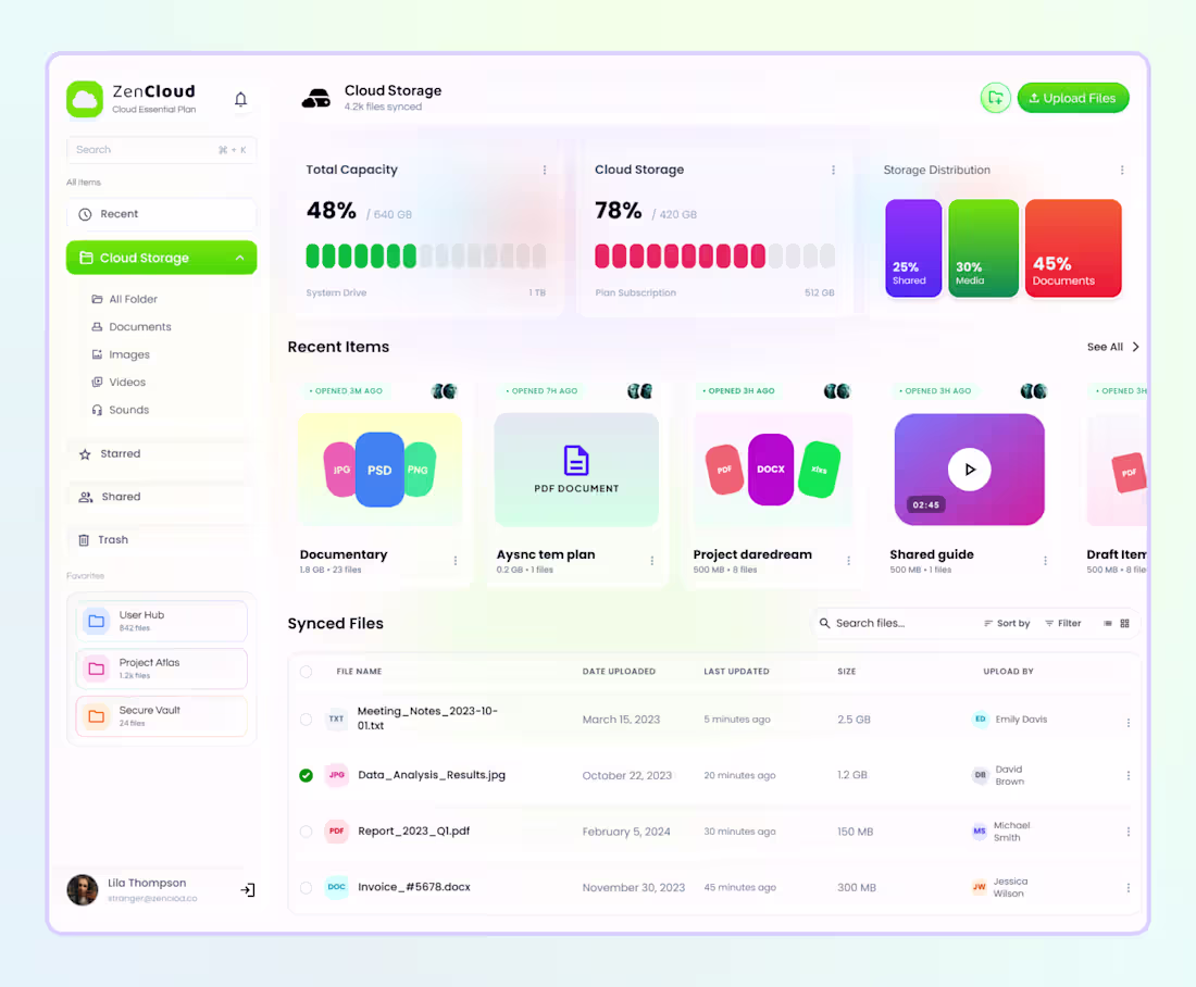 Cover image for ZenCloud - Cloud storage manager