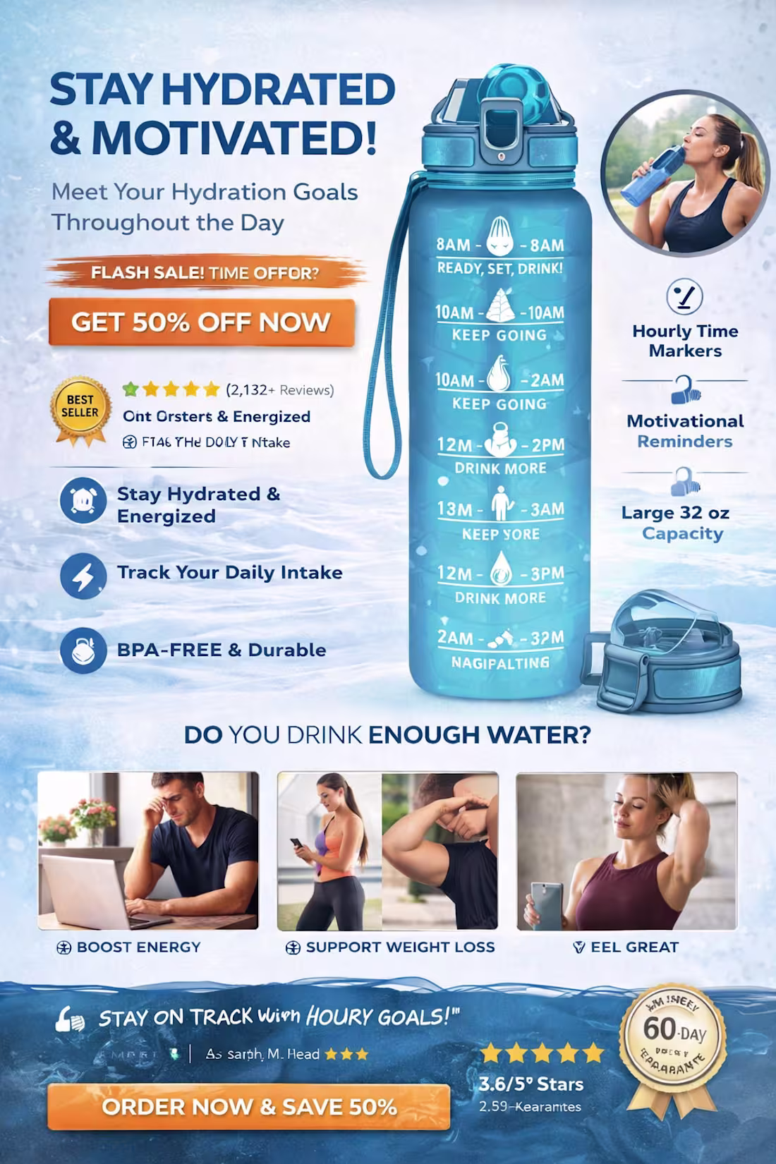 Cover image for Hydration Tracker Landing Page
Product: Hydration