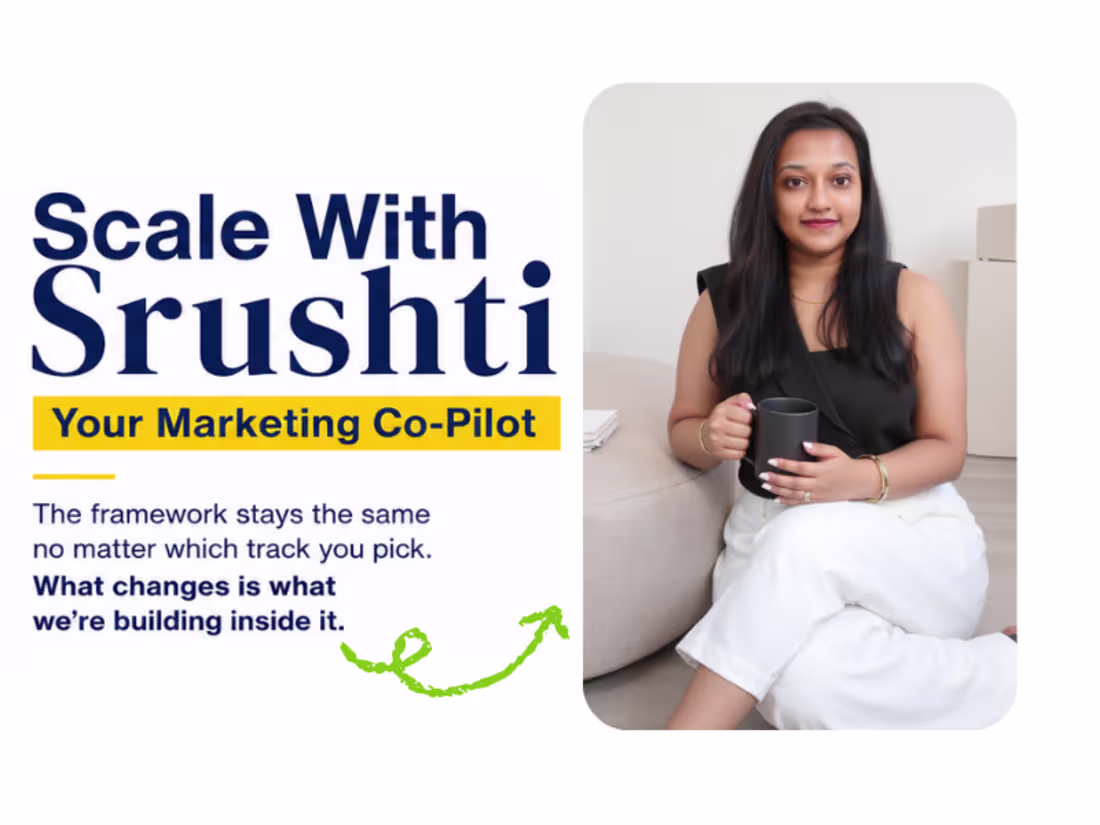 Cover image for Scale With Srushti: Your Marketing Co-Pilot