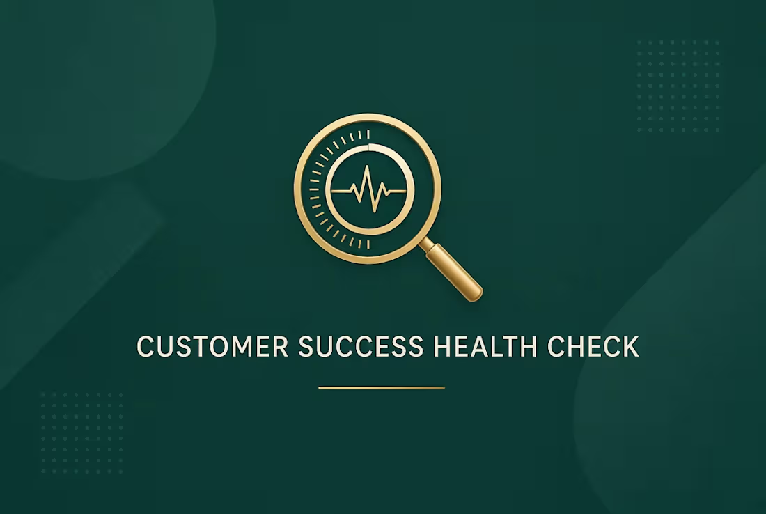 Cover image for Customer Success Health Check