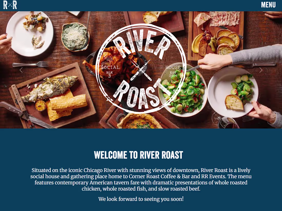 Cover image for website redesign for local restauant