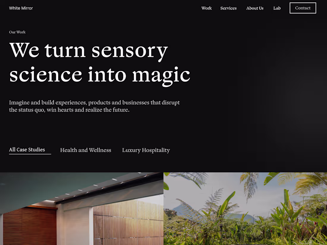 Cover image for White Mirror Studio - Website design and Webflow Development