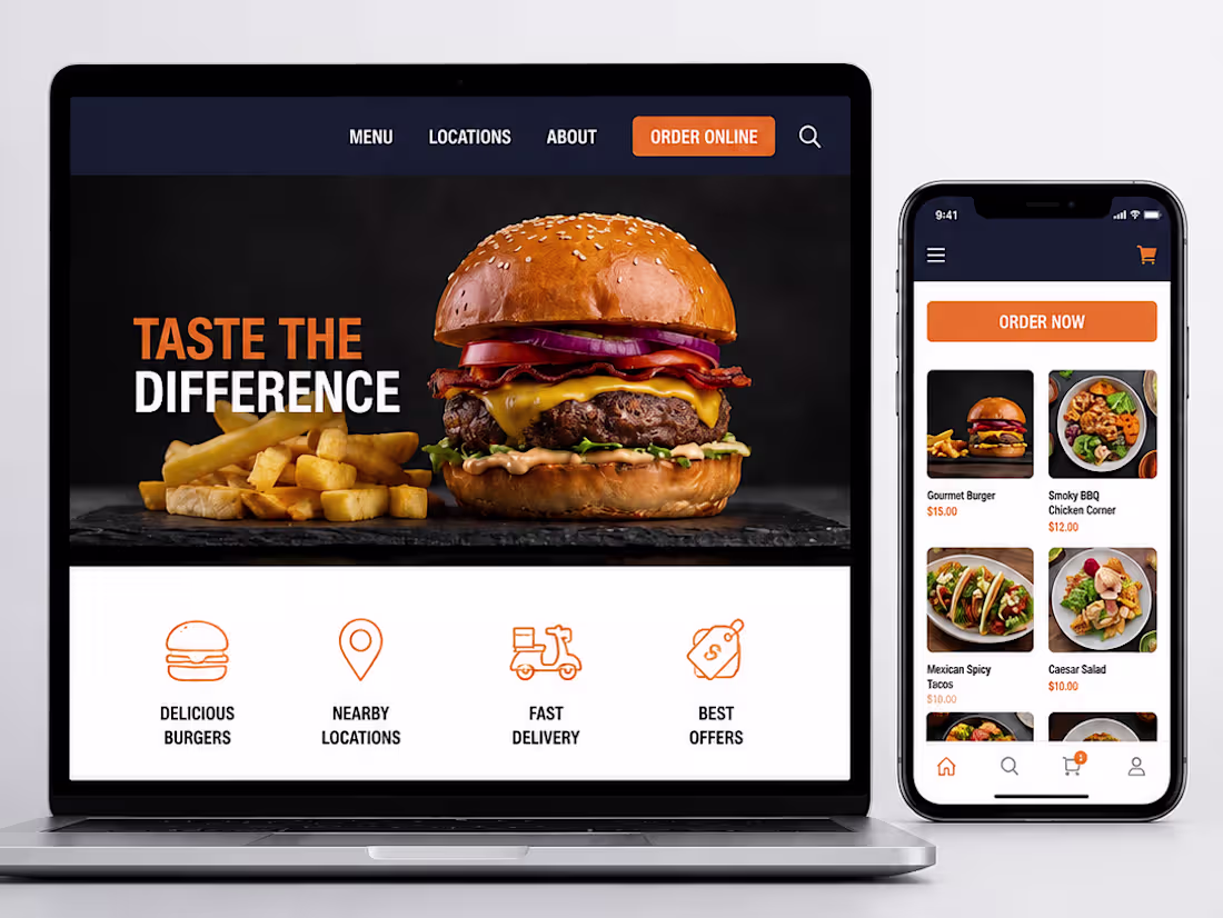 Cover image for 🍔 BFC Burger Shop Website
A