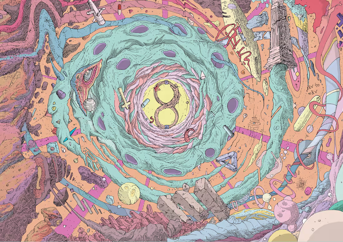 Cover image for Ouroboros - Graphic Novel on Behance