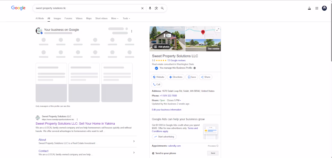 Cover image for Google Business Profile optimization and