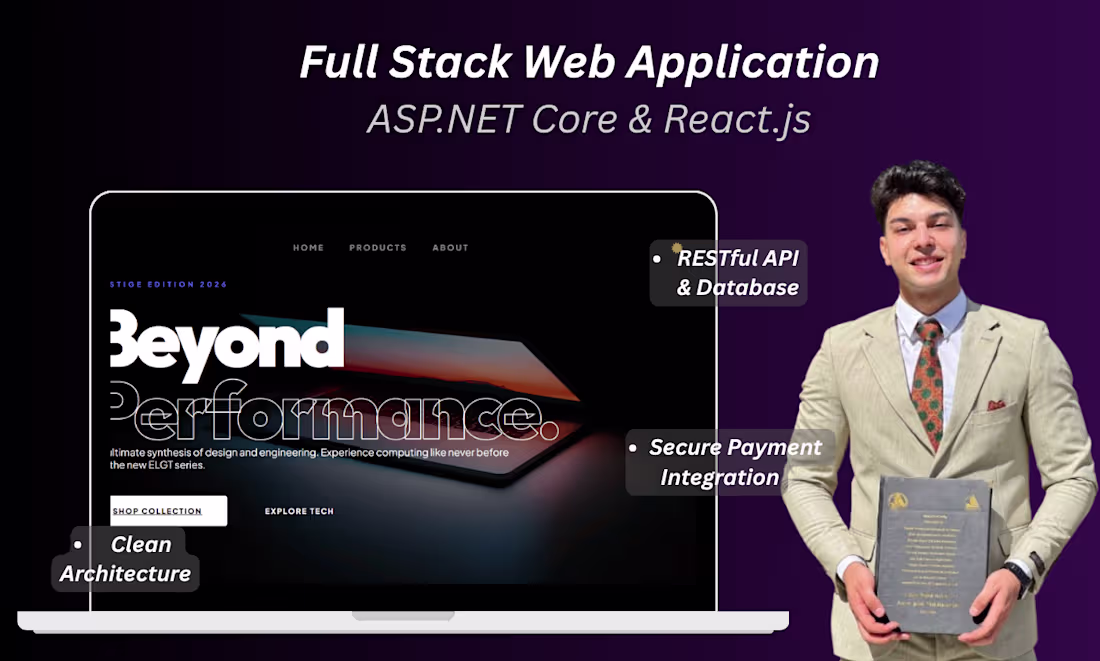 Cover image for Build Custom Full-Stack Web Application with .NET Core and React