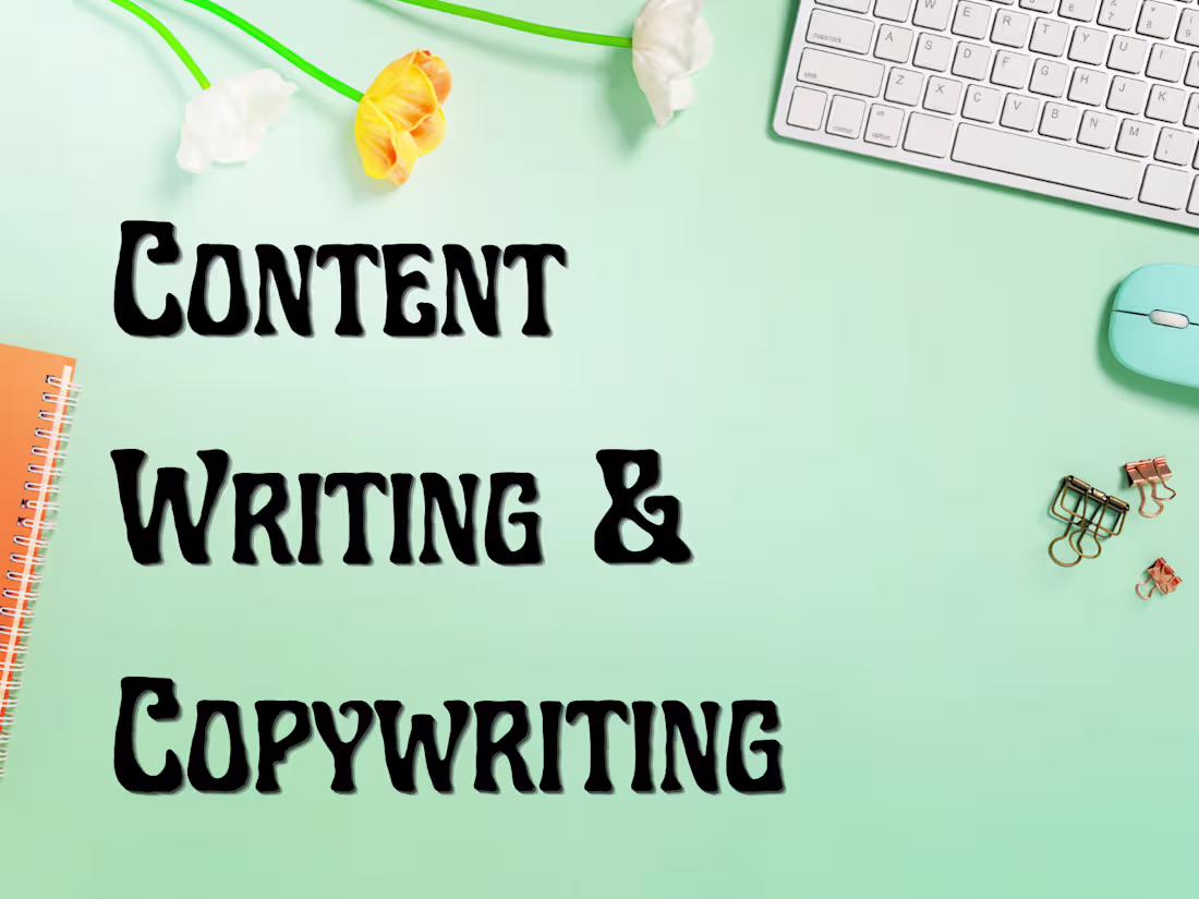 Cover image for Content Writing & Copywriting
